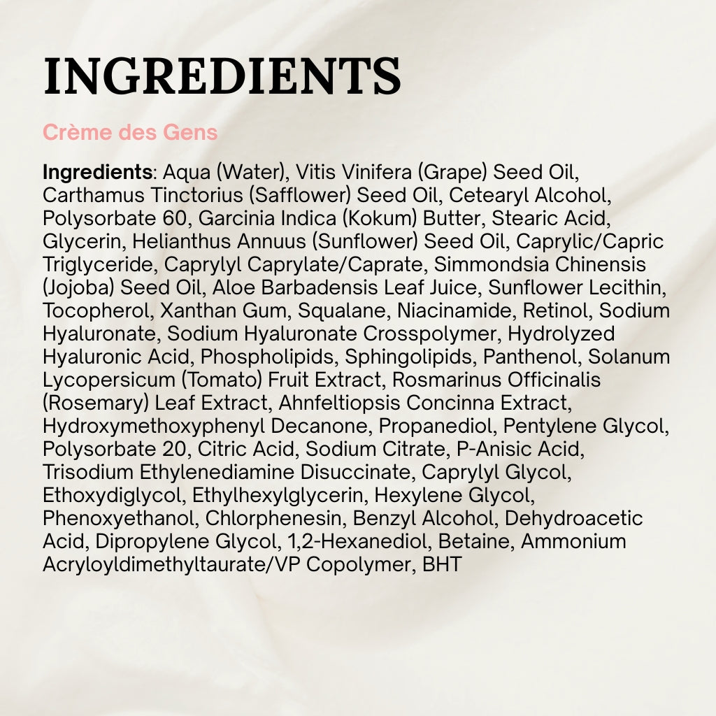 Crème des Gens Healthy Aging Face Cream