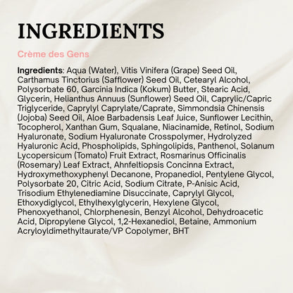 Crème des Gens Healthy Aging Face Cream